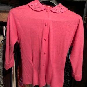 Pink Vintage Top